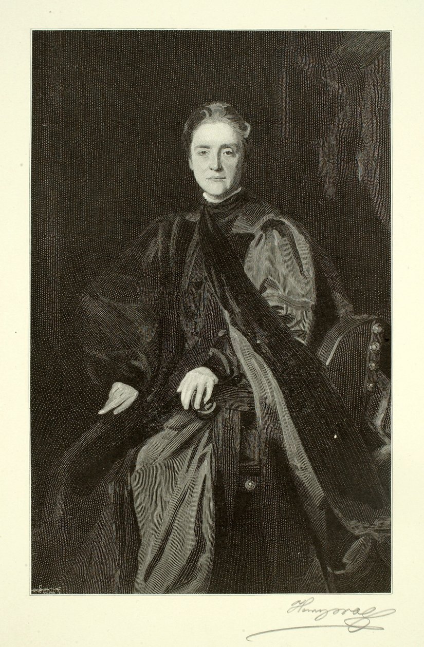 Frau Cary Thomas von Henry Wolf