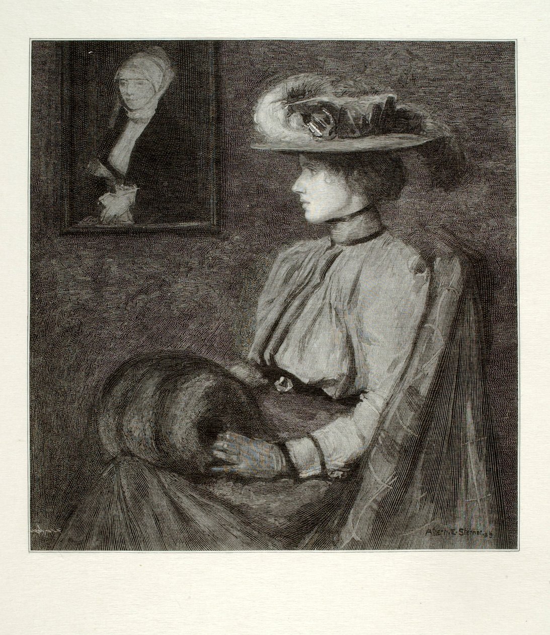 Frau Marie Sterner von Henry Wolf