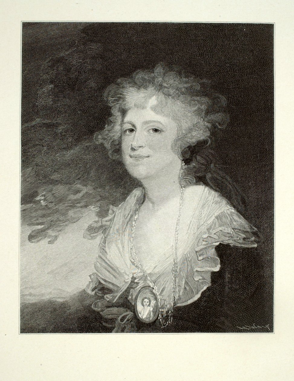 Frau Thomas Lea (Sarah Shippen) von Henry Wolf