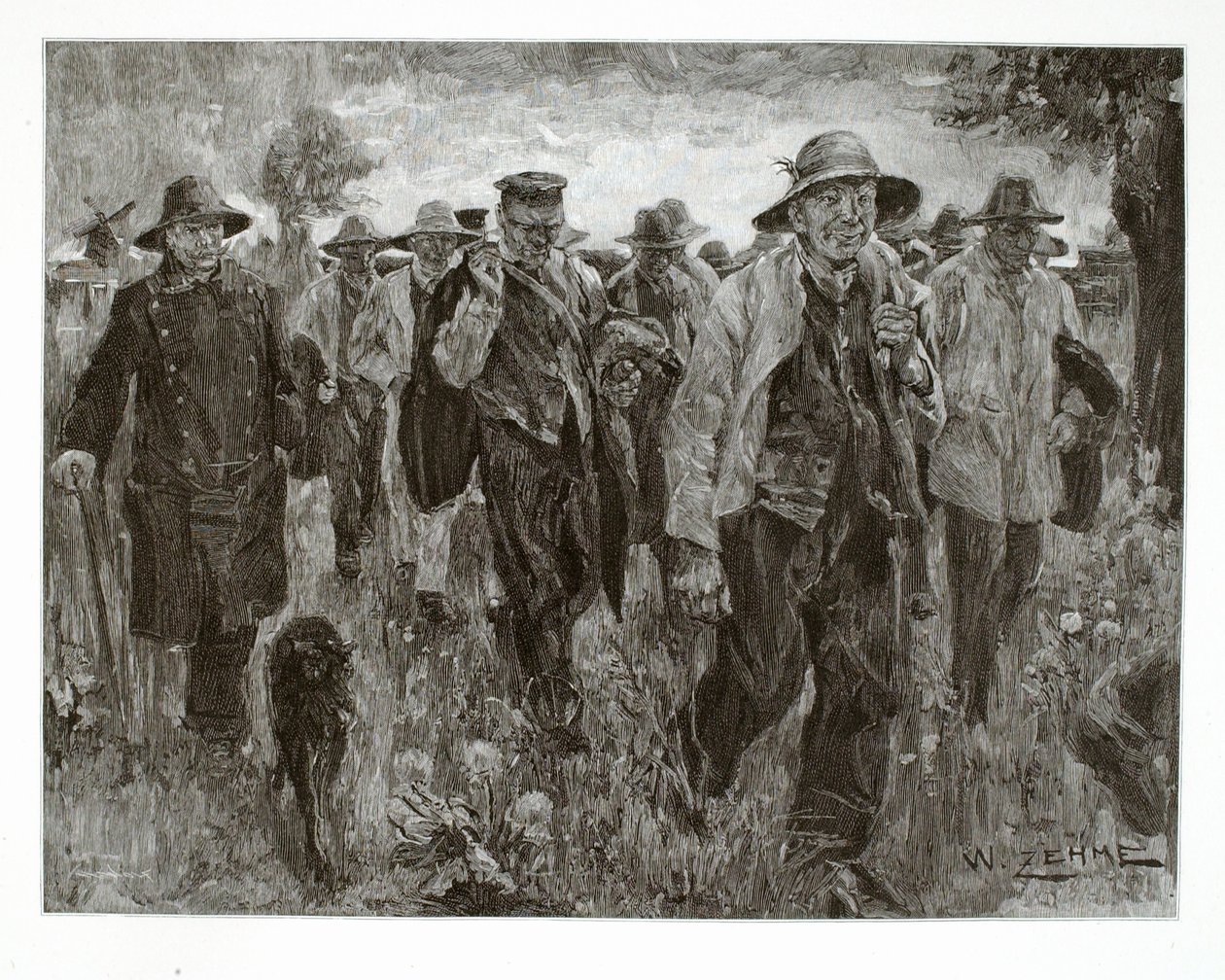 Auf der Straße von Henry Wolf