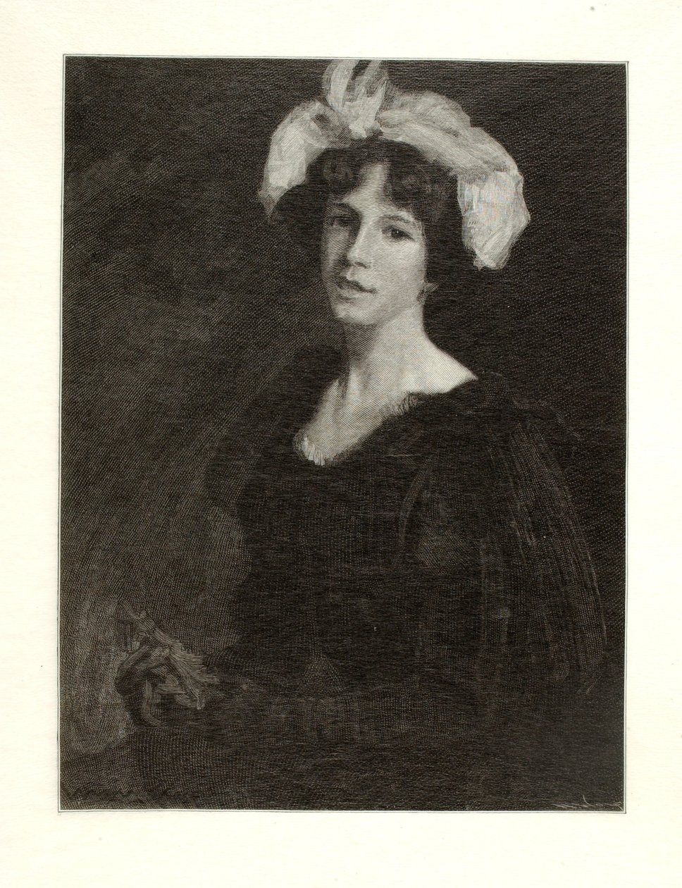 Porträt von Frau C-- von Henry Wolf