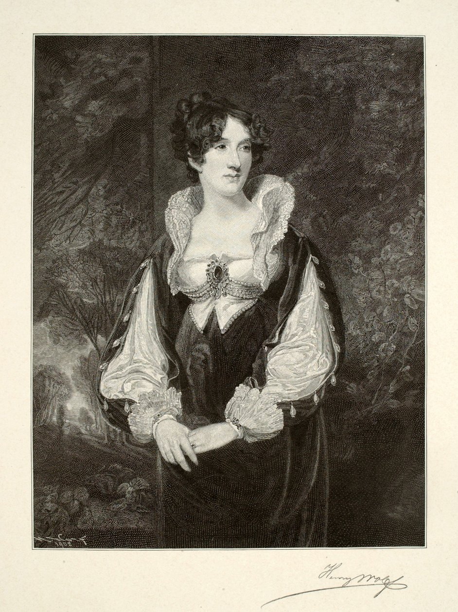 Porträt einer Dame von Henry Wolf