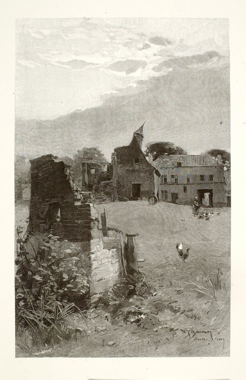 Die Ruinen von Hougomont von Henry Wolf