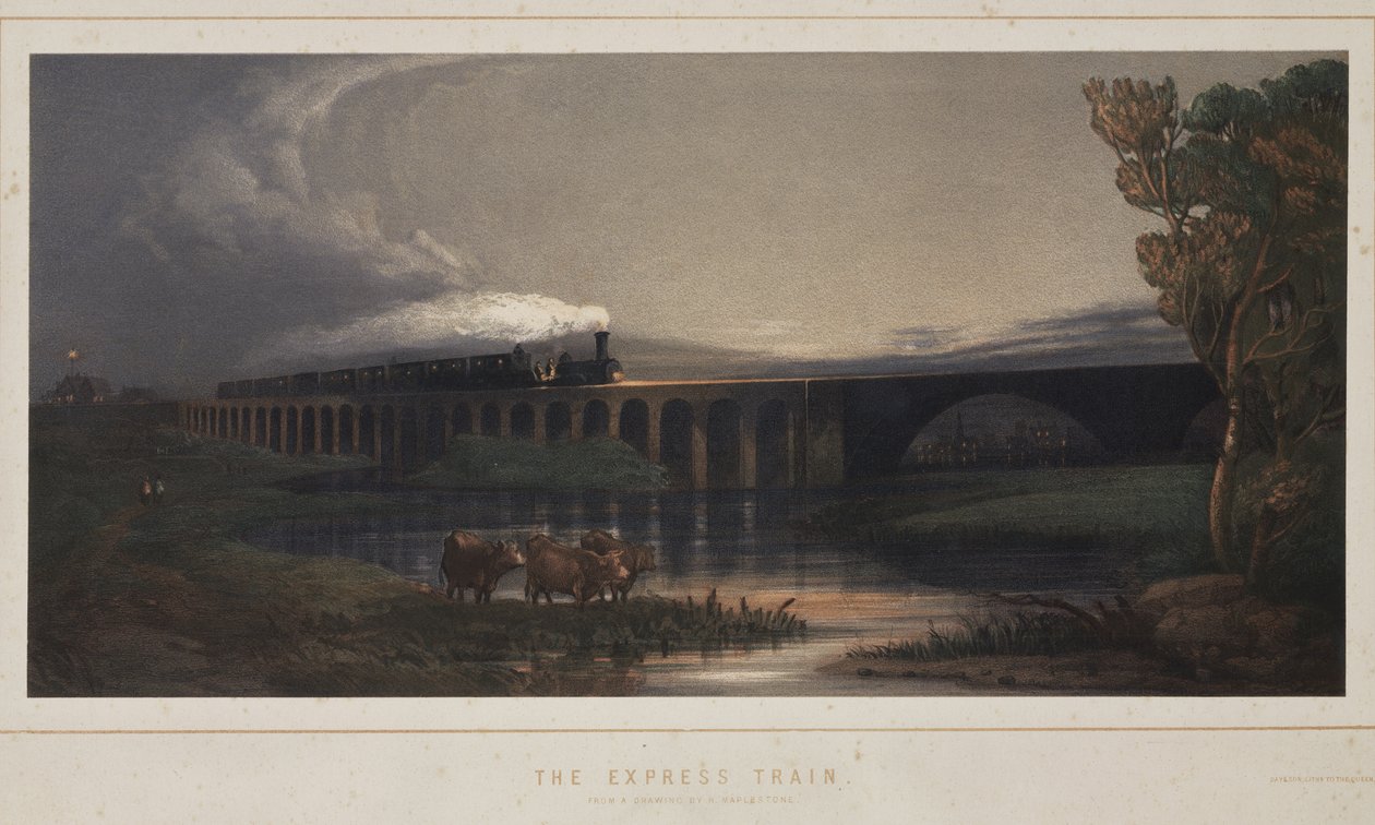 Der Schnellzug, 1850 von Henry after Maplestone