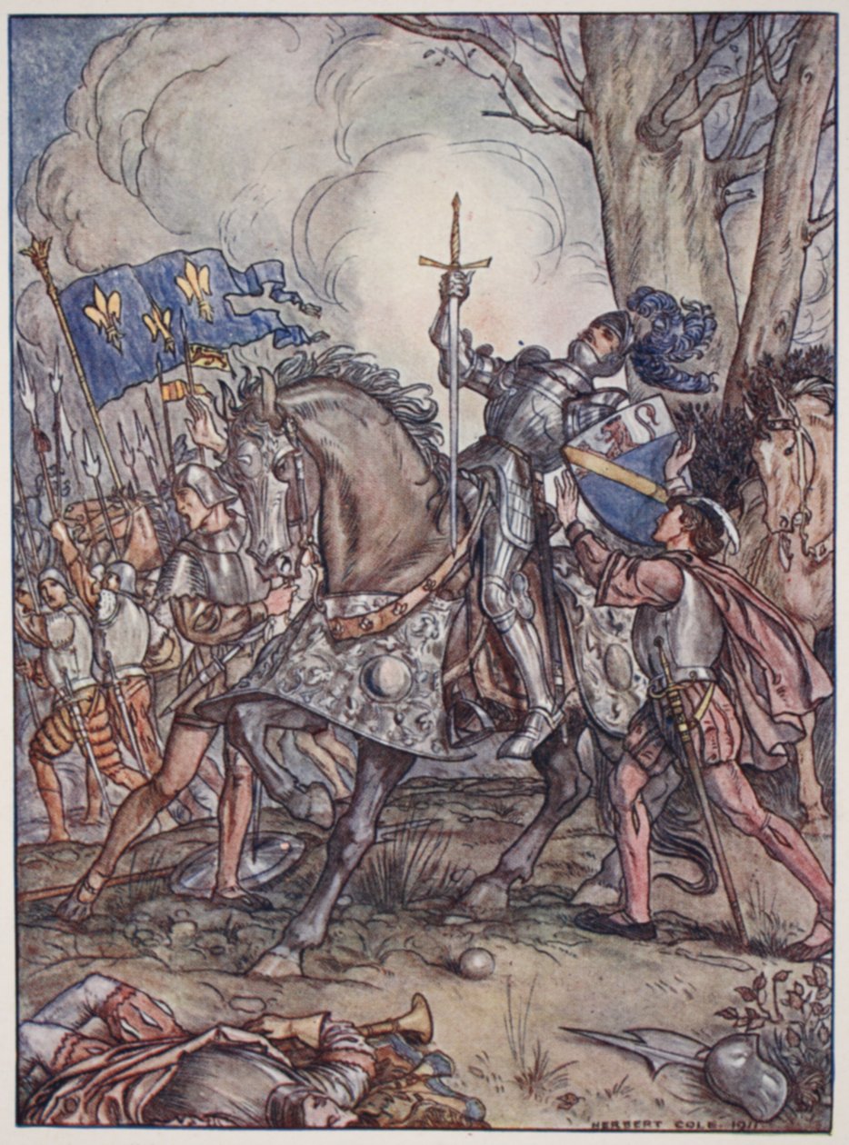 Der Tod von Bayard, Illustration aus 