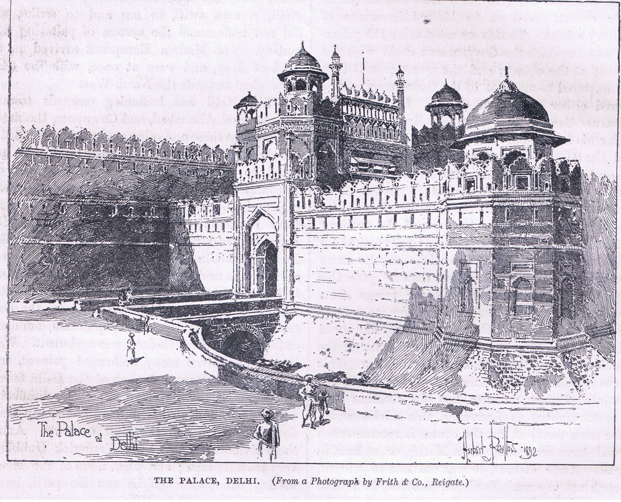 Der Palast, Delhi von Herbert Railton