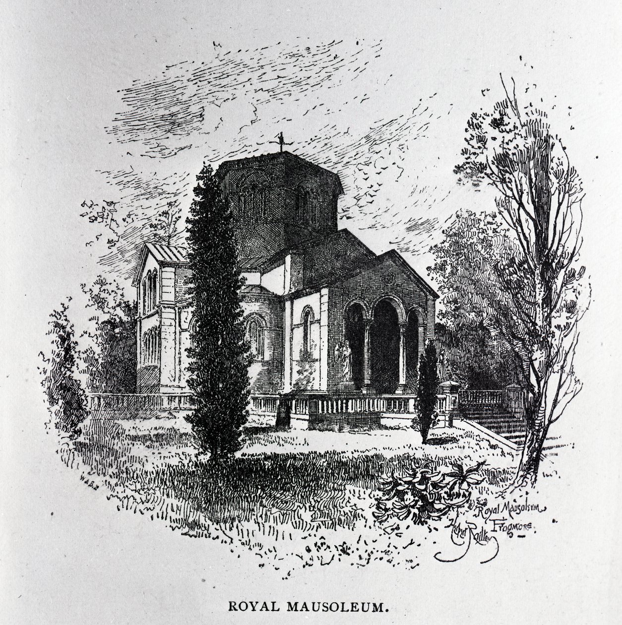 Das königliche Mausoleum, Frogmore von Herbert Railton
