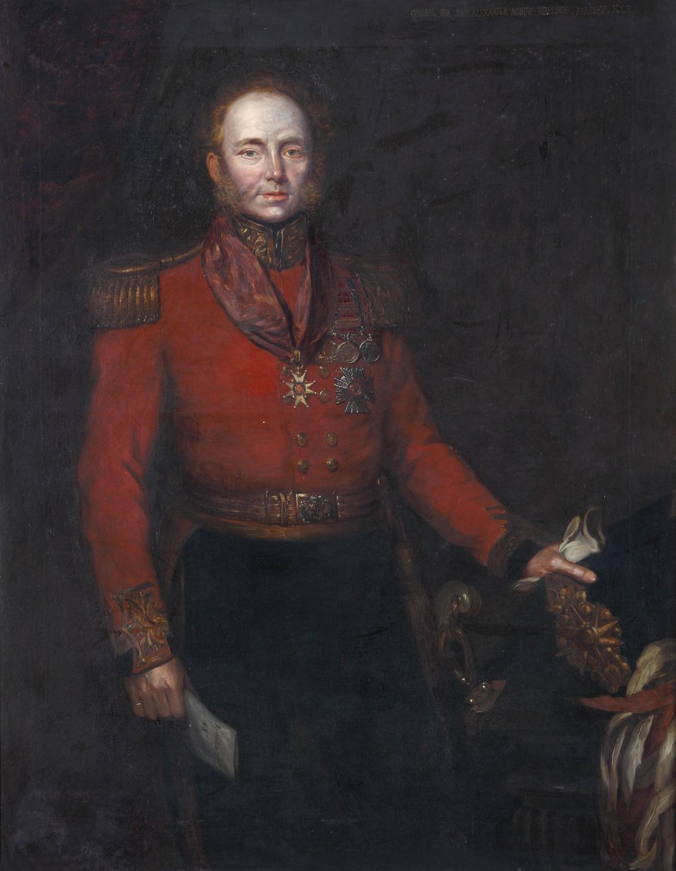 Generalmajor John Alexander Dunlop Agnew Wallace, ca. 1829 von Herbert Sidney