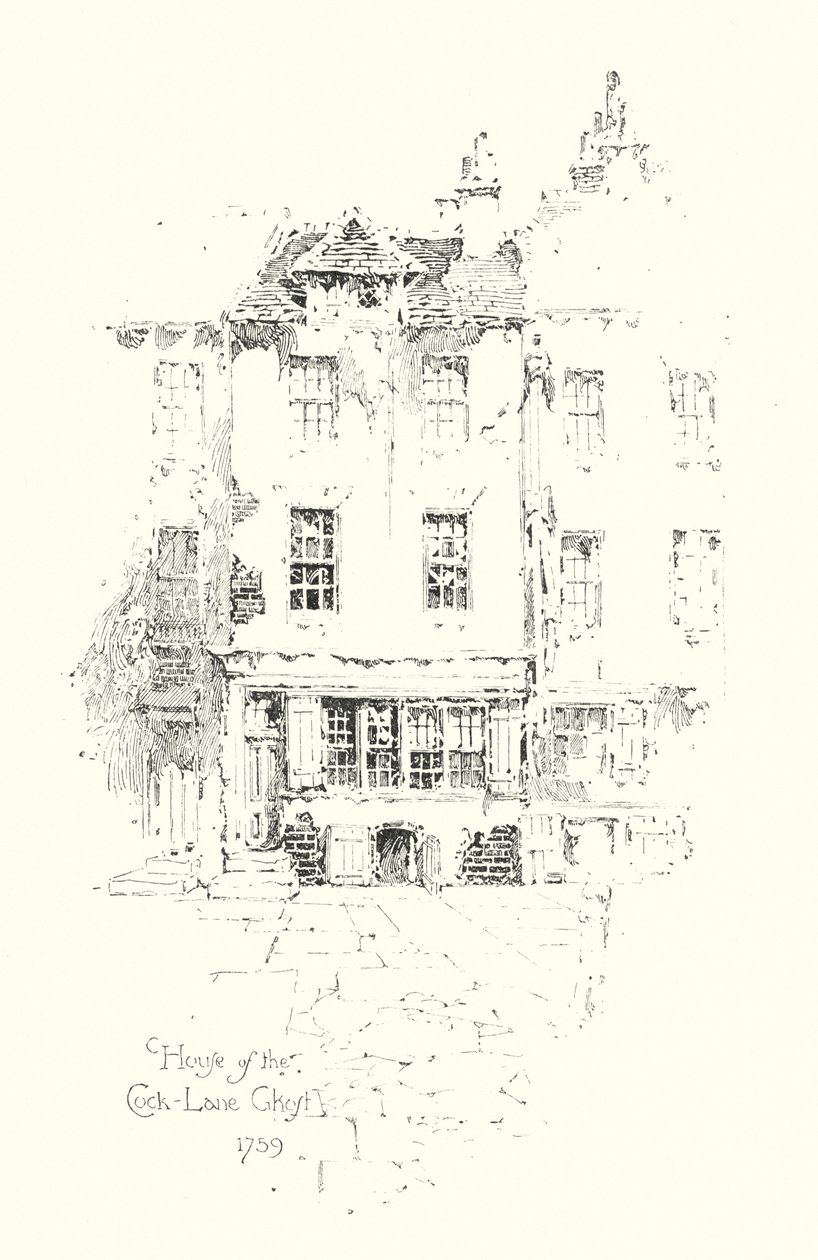 Haus des Cock Lane Geistes von Herbert (after) Railton