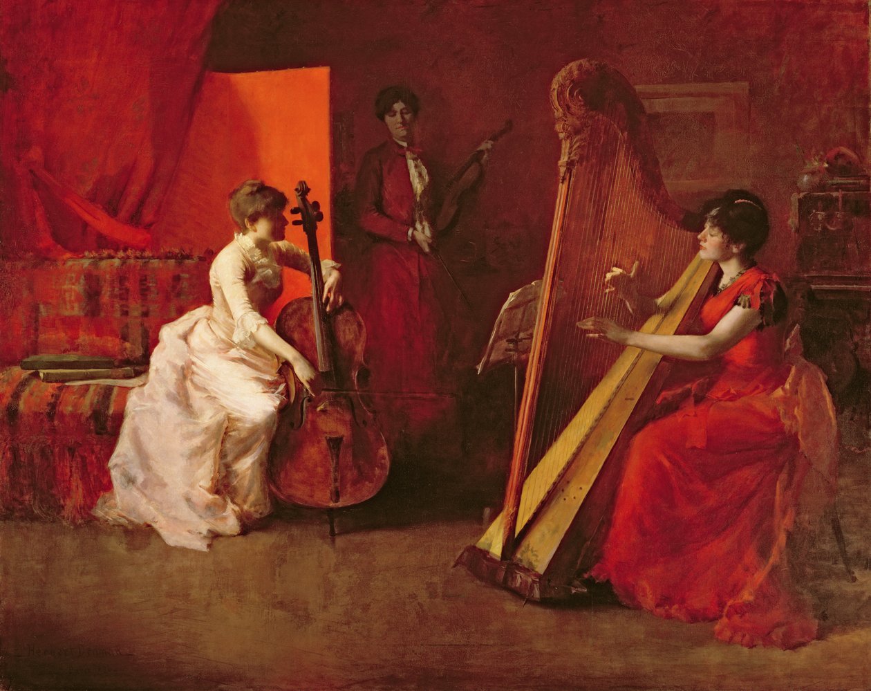 Das Trio, 1886 von Herbert A. Denman