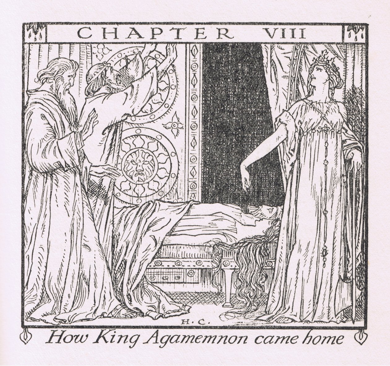 Wie König Agamemnon nach Hause kam von Herbert Cole