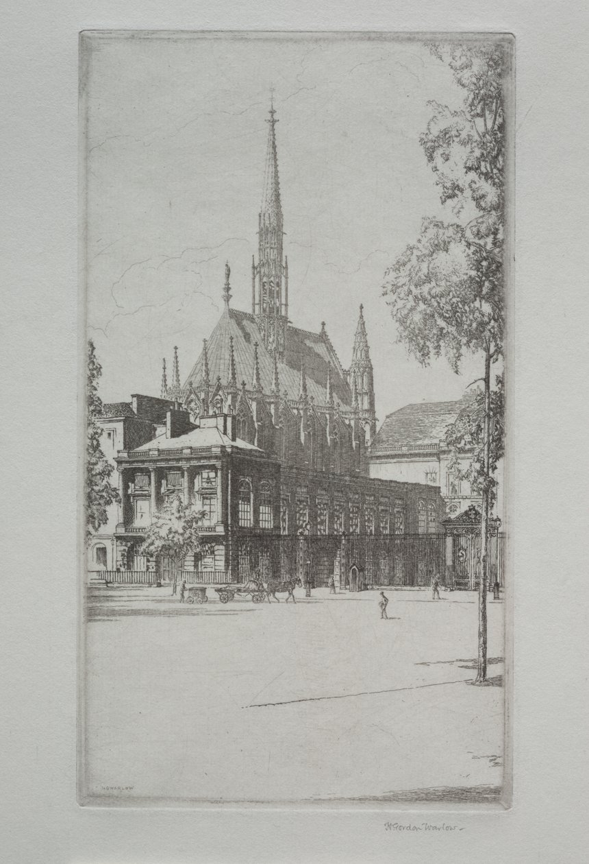 Sainte-Chapelle, Paris von Herbert Gordon Warlow