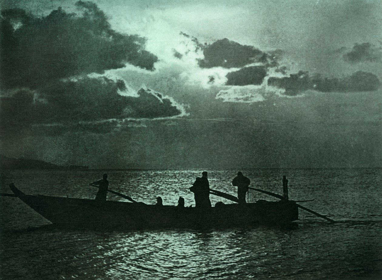 Mondlicht in Shizu-Ura von Herbert Ponting
