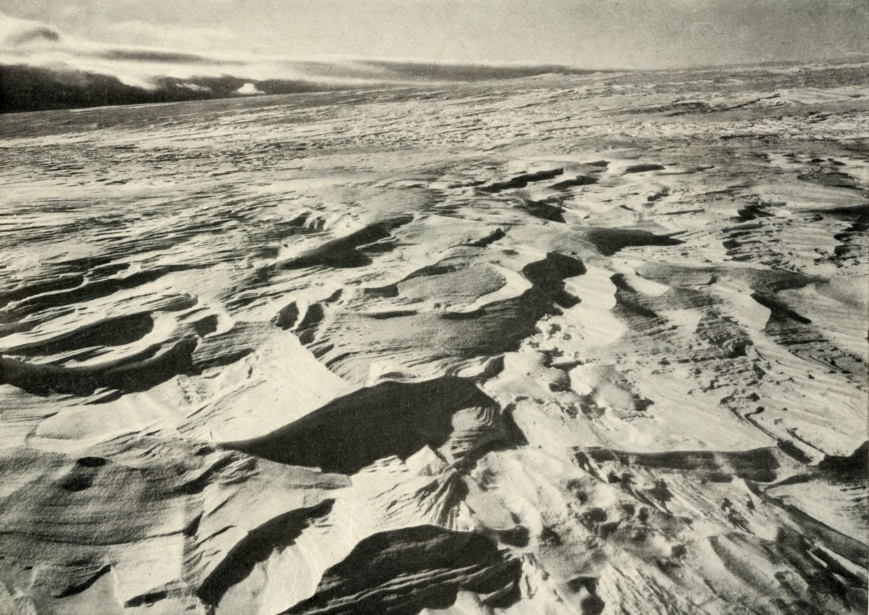 Sastrugi, 21. Februar 1911, 1913 von Herbert Ponting