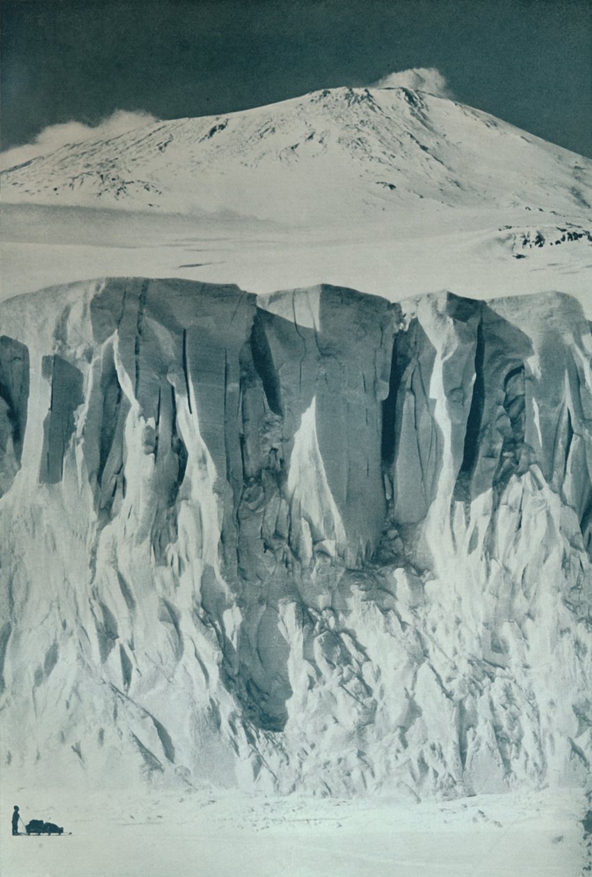 Die Wälle des Mount Erebus, um 1911, 1913 von Herbert Ponting