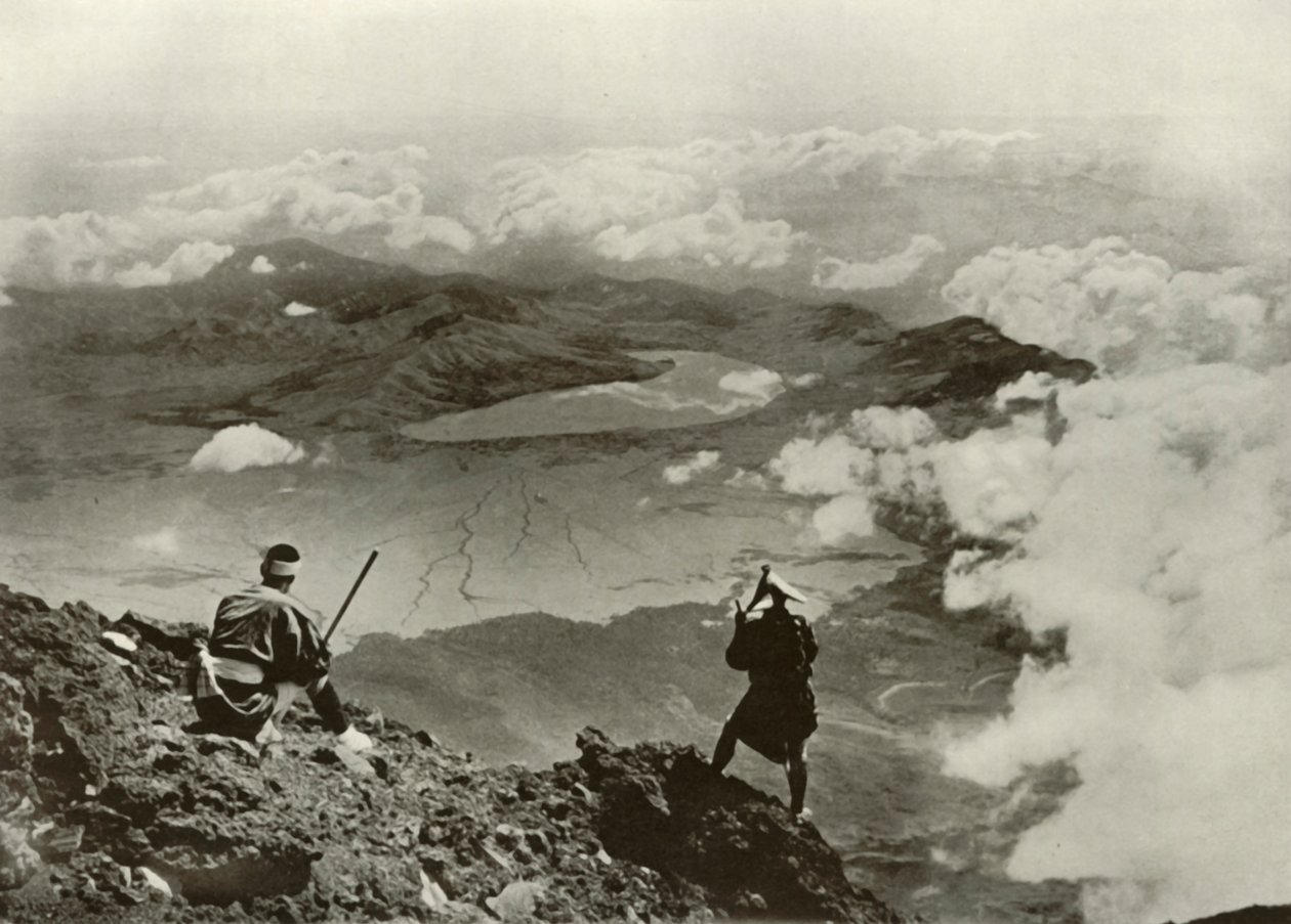 Zwei Meilen über den Wolken, 1910 von Herbert Ponting