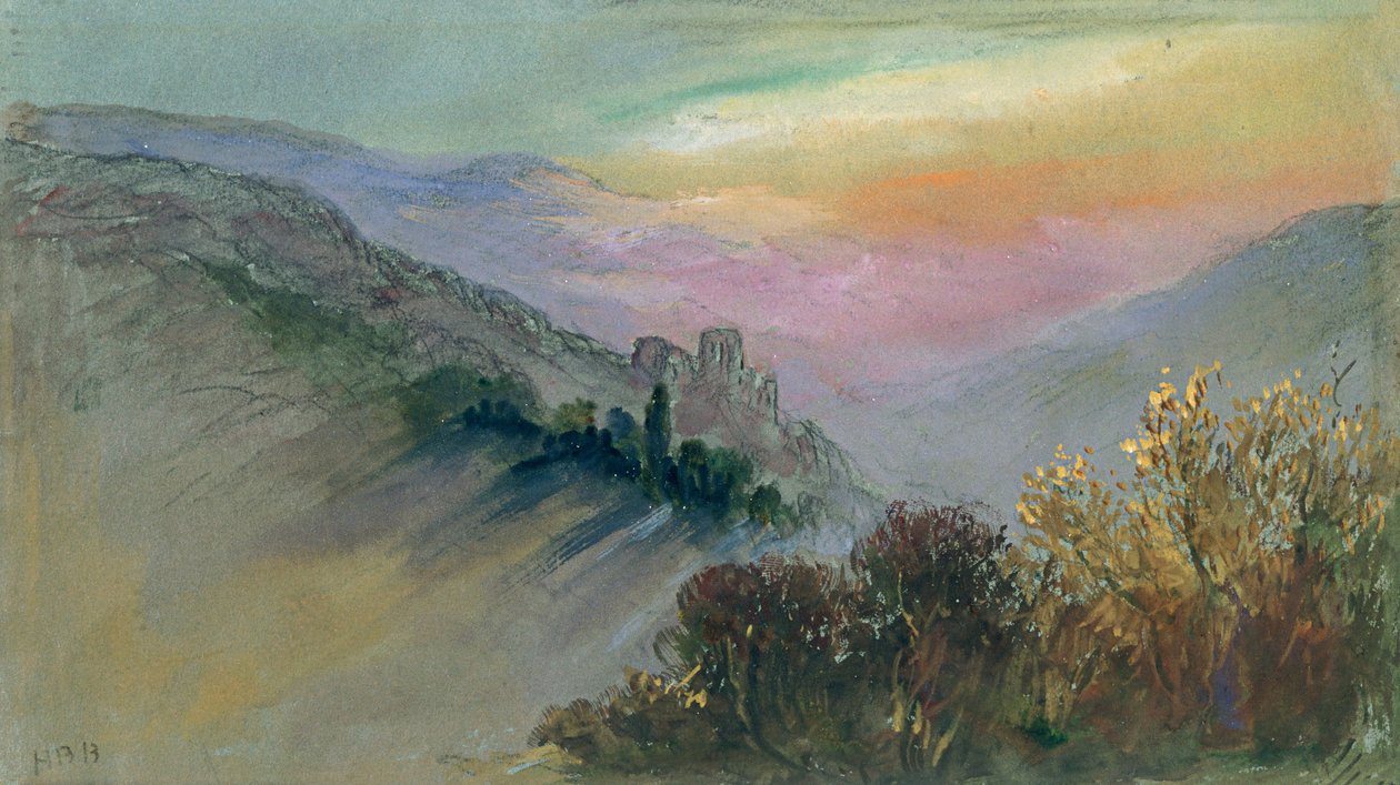 Berglandschaft von Hercules Brabazon Brabazon