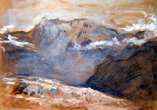 Monte Rosa von Hercules Brabazon Brabazon