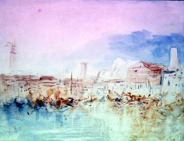 Venedig von der Lagune (nach Turner) von Hercules Brabazon Brabazon