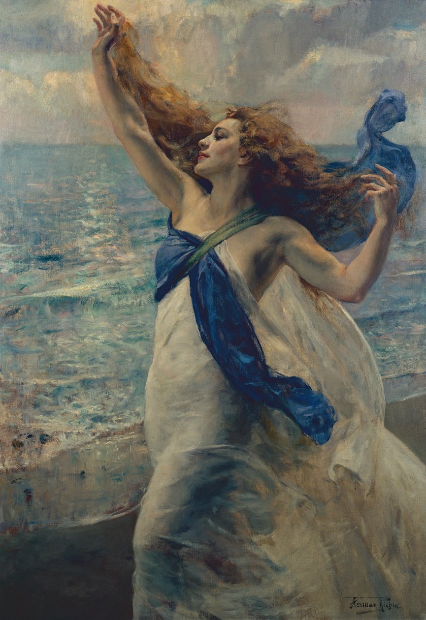 Frau mit Schleier von Herman Richir