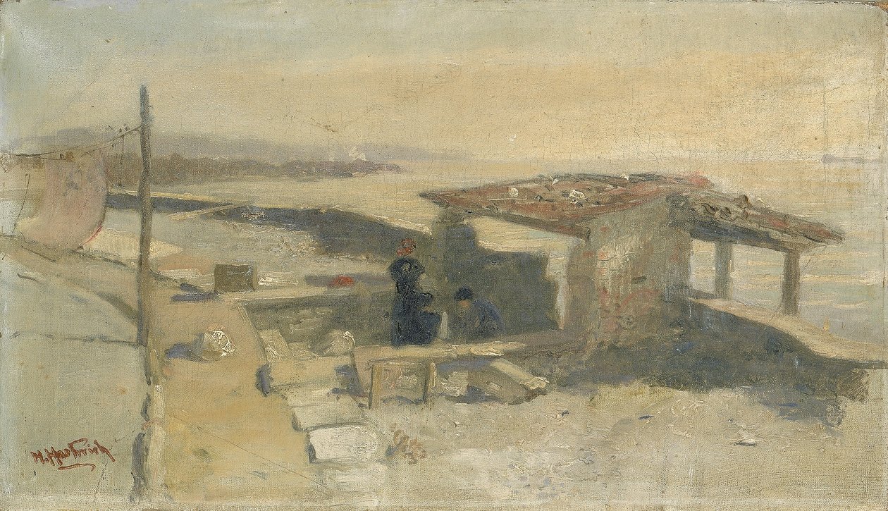 Skizze für Lombardy Bleachery von Herman Hartwich