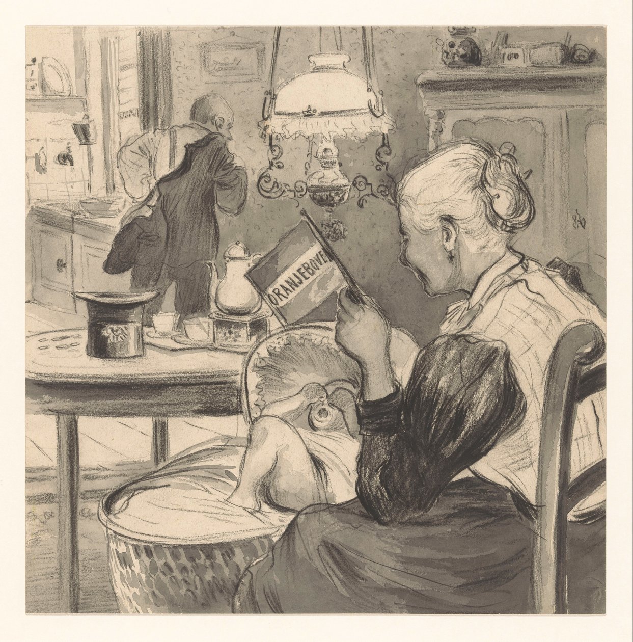 Oranjeboven von Herman Heijenbrock (possibly)
