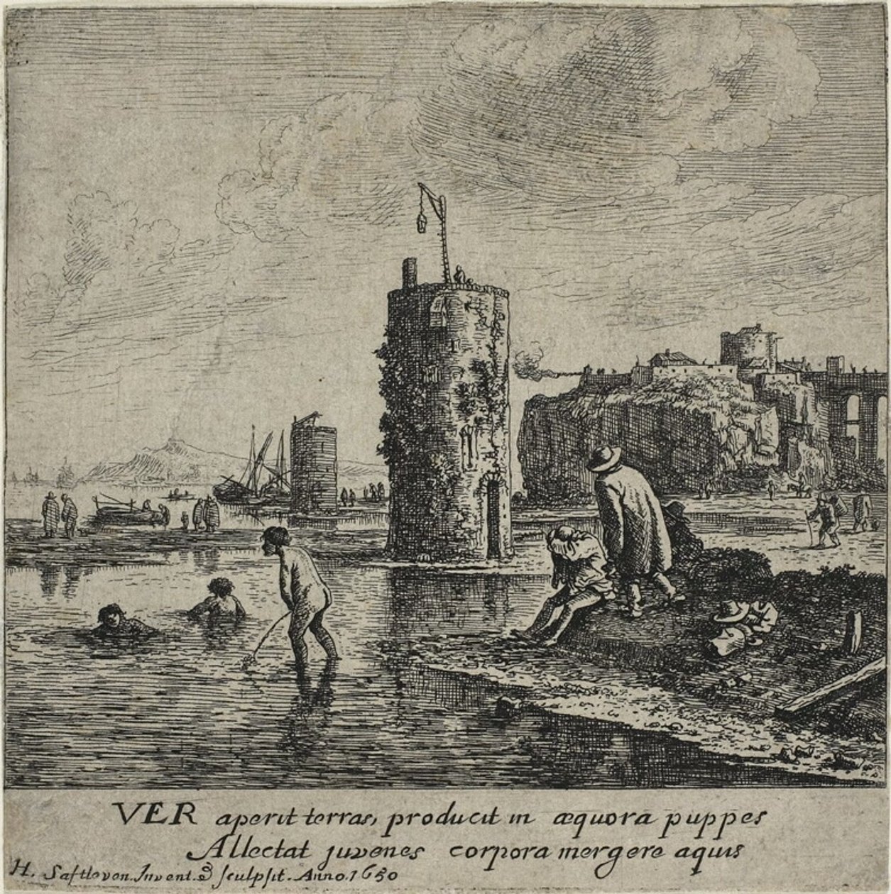 Frühling von Herman Saftleven