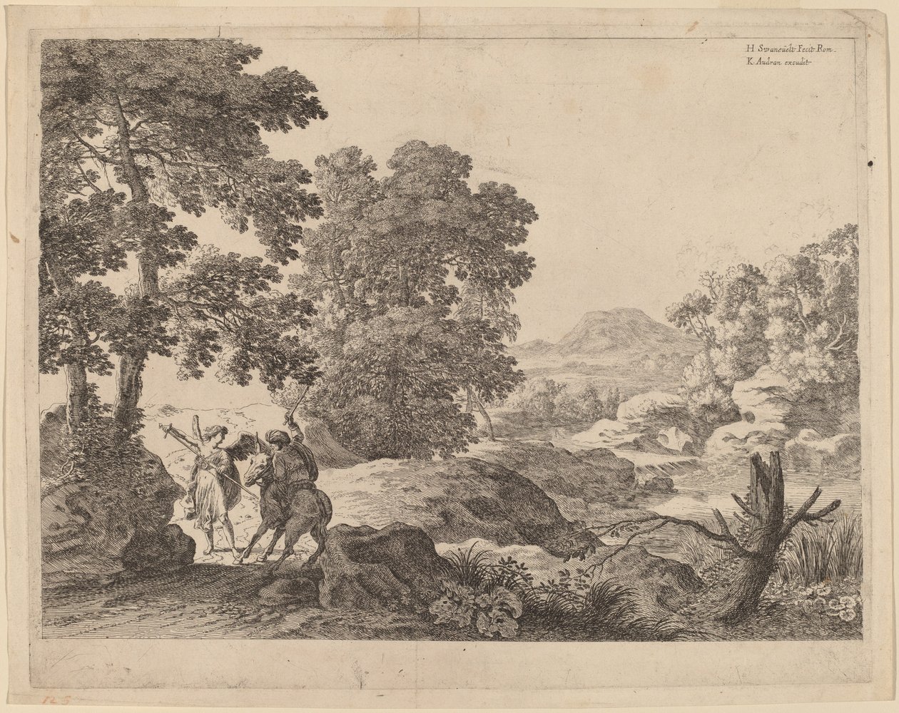 Bileam und der Esel von Herman van Swanevelt
