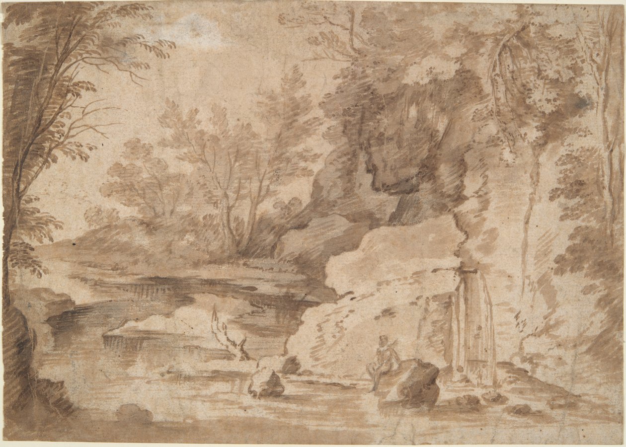 Flusslandschaft von Herman van Swanevelt