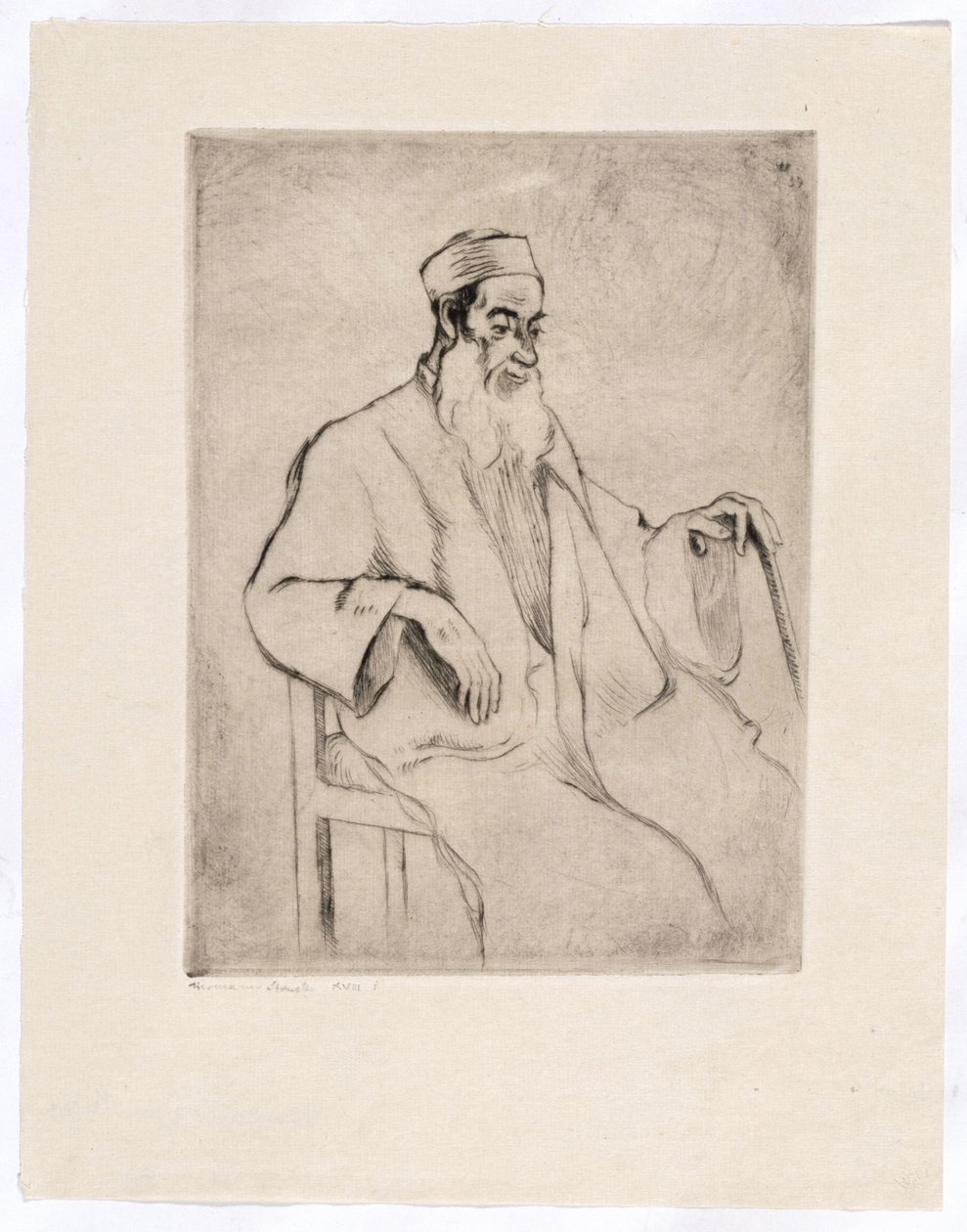 Chacham aus Safed von Hermann Struck