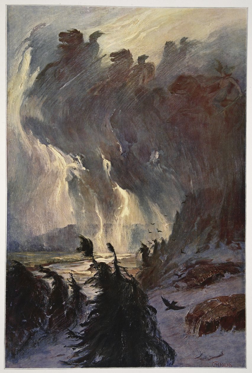 Ritt der Walküren, 1906 von Hermann Hendrich