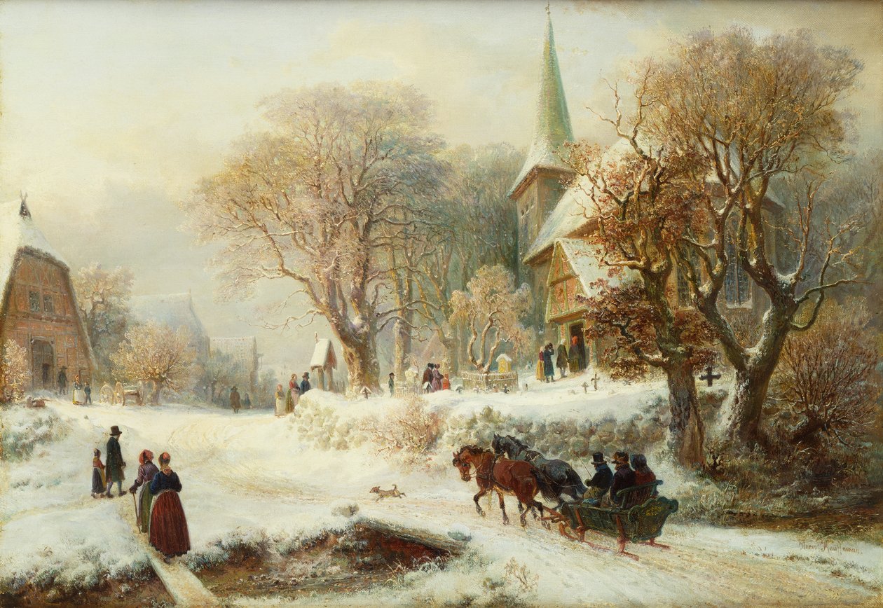 Kirchgang von Hermann Kauffmann