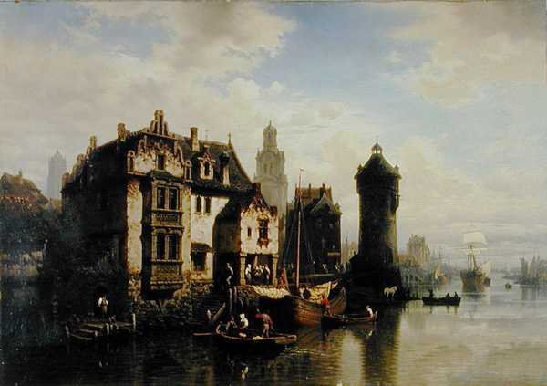 Ansicht von Rotterdam von Hermann Meyerheim