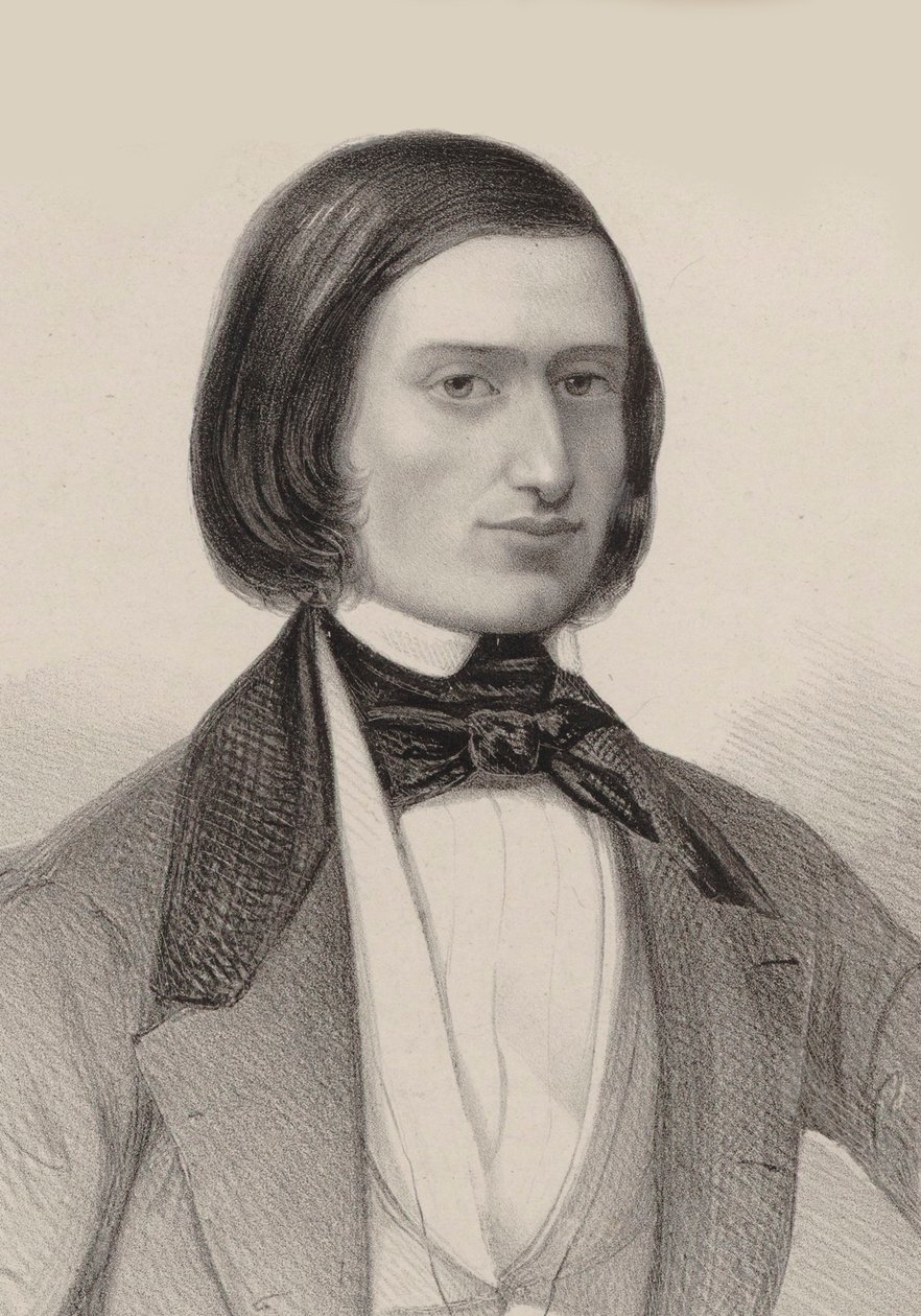 Porträt von Jacques Offenbach von Hermann Raunheim
