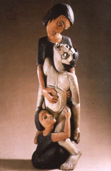 Die Totenwache, 1924-25 von Hermann Scherer