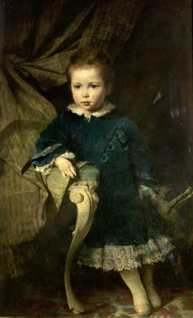 Porträt eines Kindes von Hermann Schneider