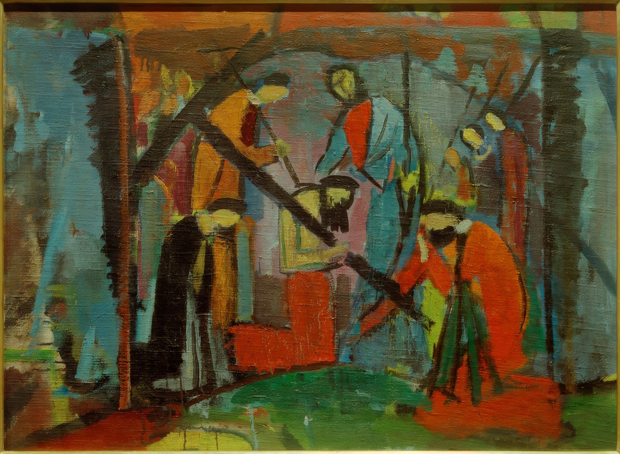 Kreuztragung II von Hermann Stenner