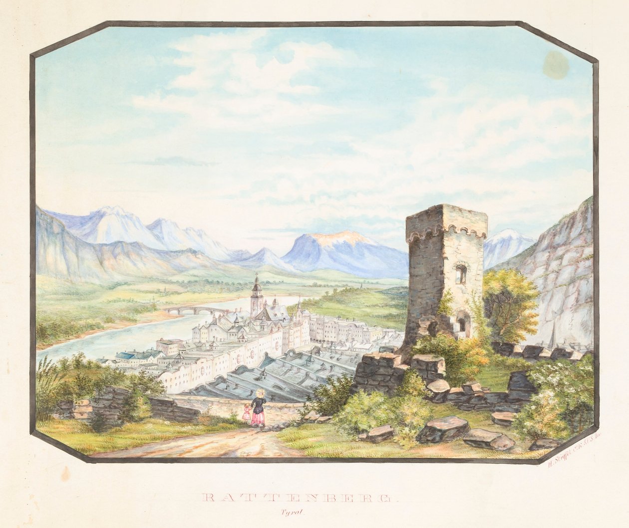 Rattenberg, Tirol von Hermann Stieffel