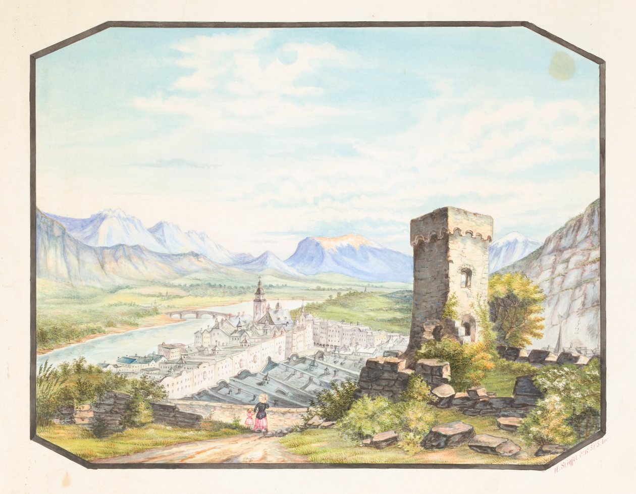 Rattenberg, Tirol von Hermann Stieffel