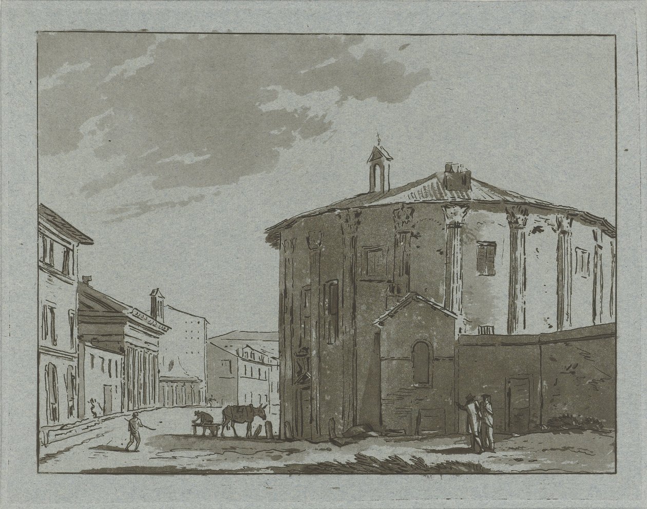 Tempel in Rom von Hermanus Fock