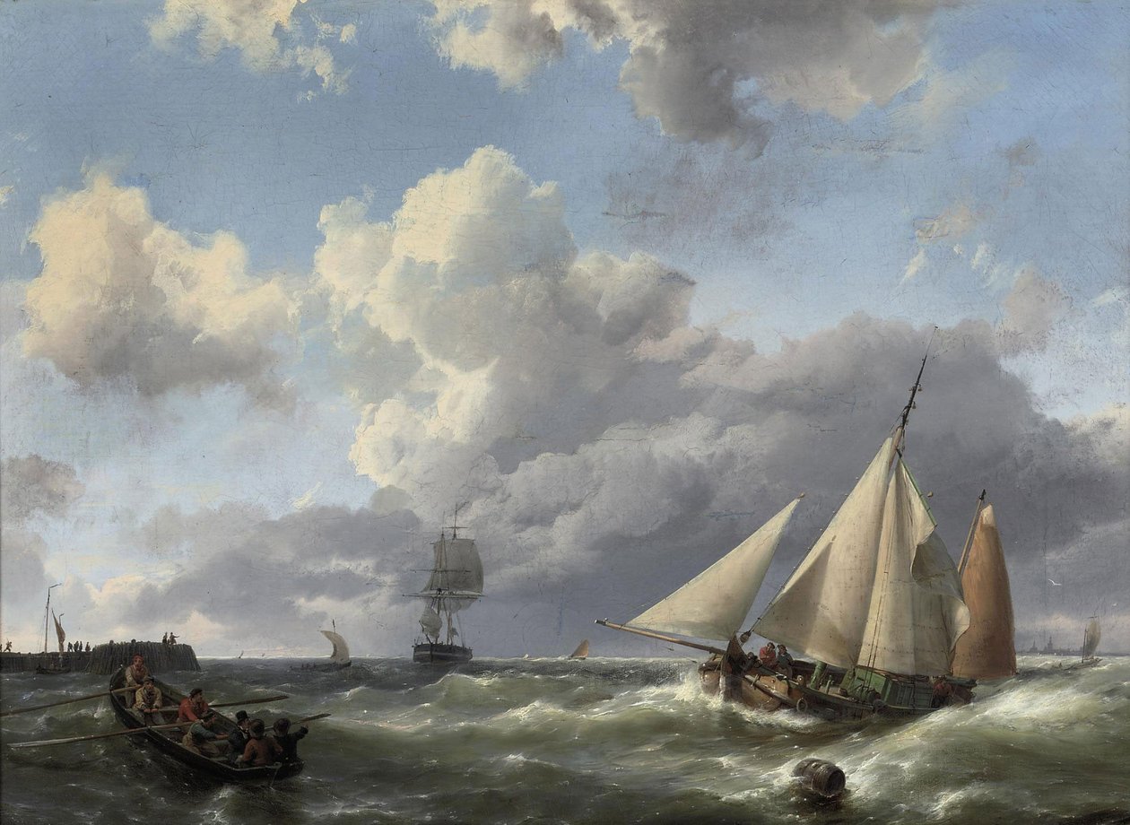 Auf dem Weg zum Hafen von Hermanus Koekkoek