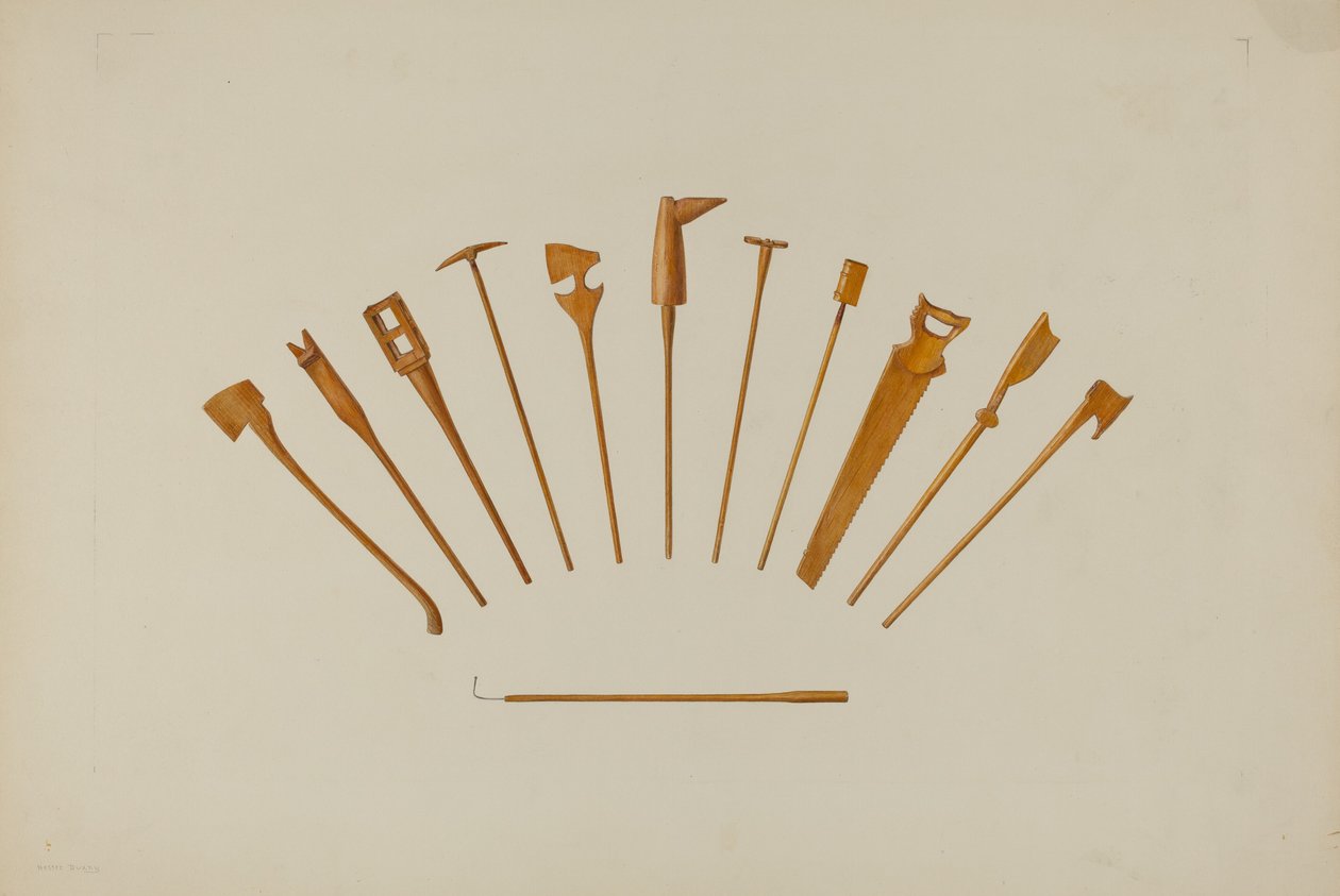 Mikado-Spiel von Hester Duany