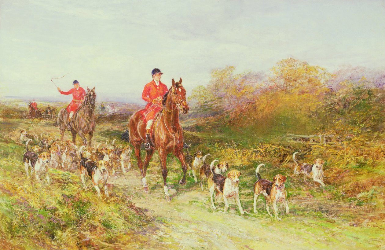 Jagdszene von Heywood Hardy