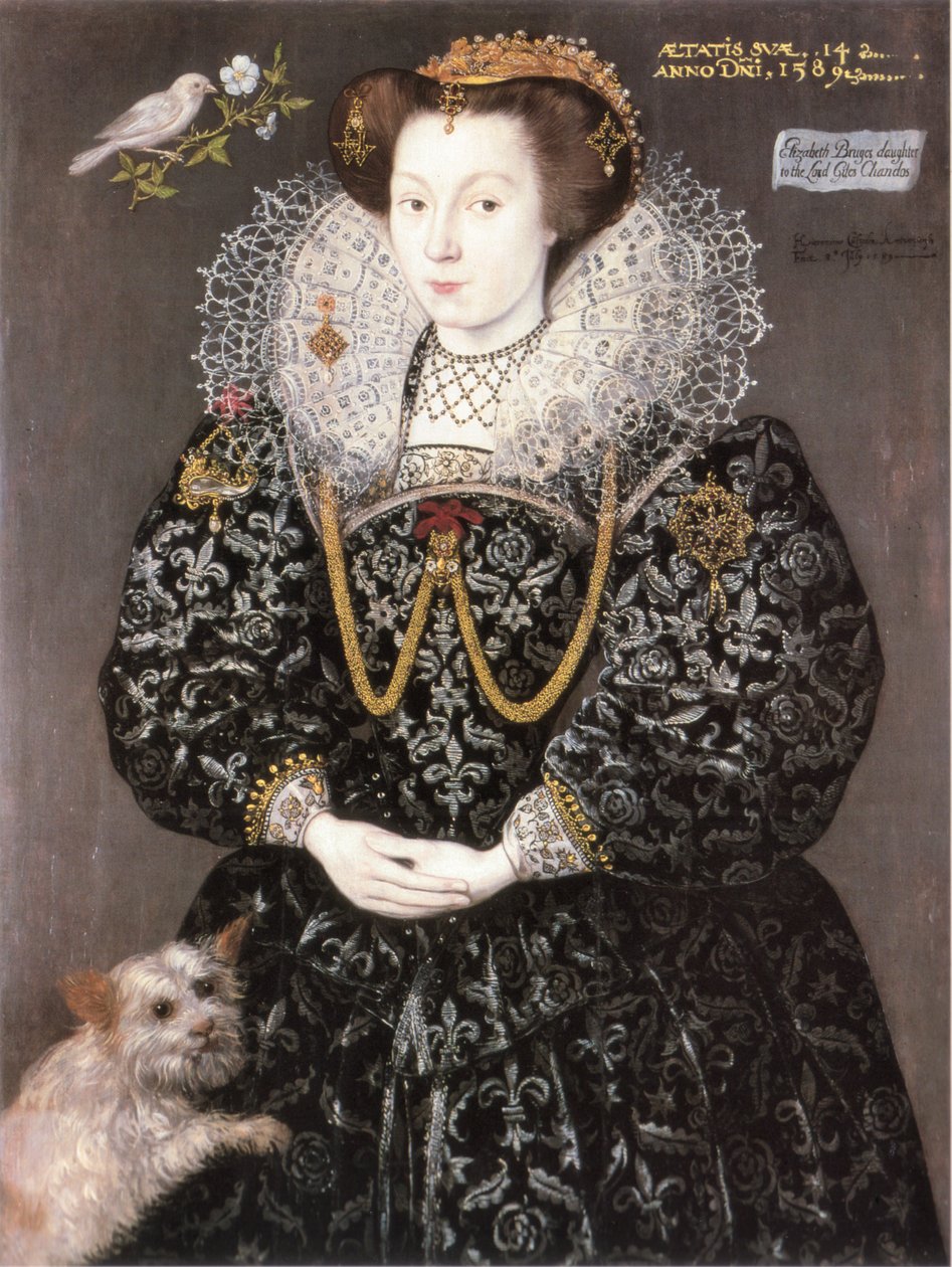 Elizabeth Brydges 1589 von Hieronimo Custodis