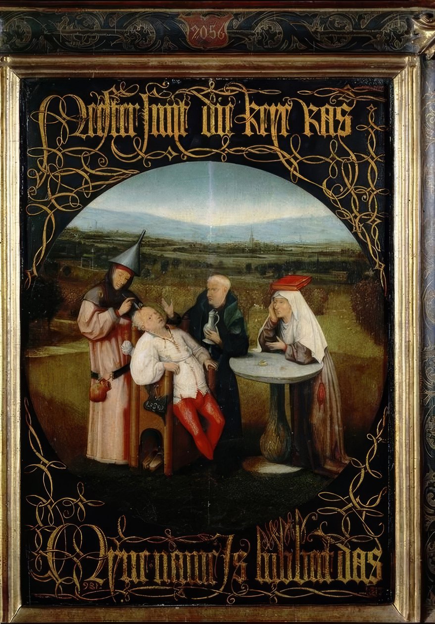 Das Steinschneiden von Hieronymus Bosch