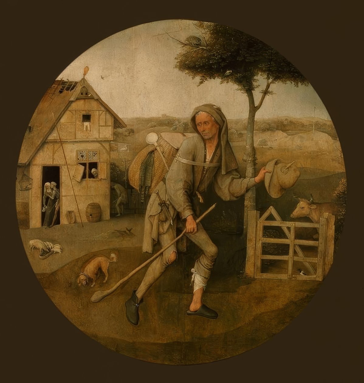 Der Landstreicher von Hieronymus Bosch