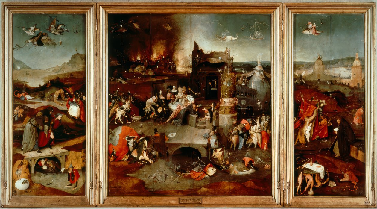 Die Versuchung des heiligen Antonius von Hieronymus Bosch