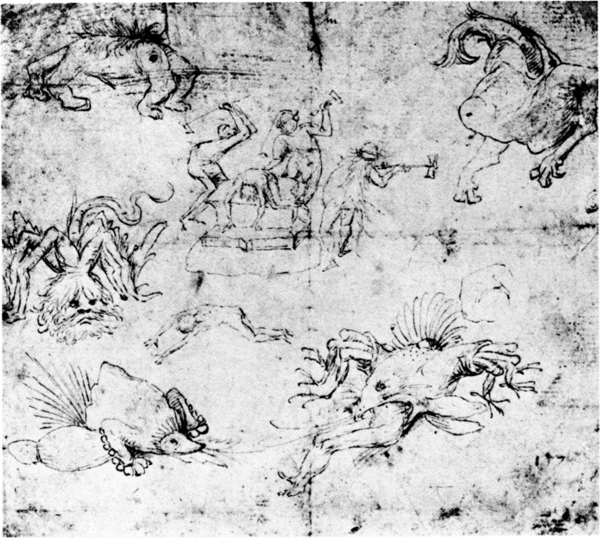 Szenen der Hölle von Hieronymus Bosch