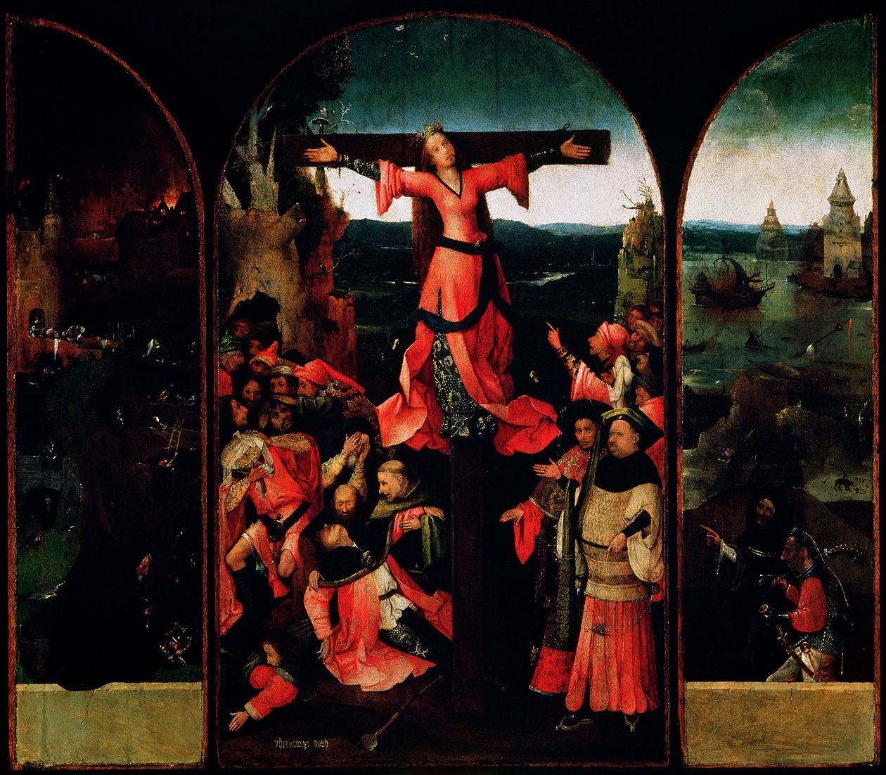 St. Liberata Triptychon von Hieronymus Bosch