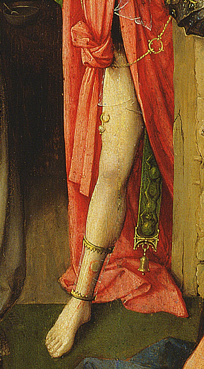 Die Anbetung der Könige, Detail des Antichristen, 1510 (Detail) von Hieronymus Bosch